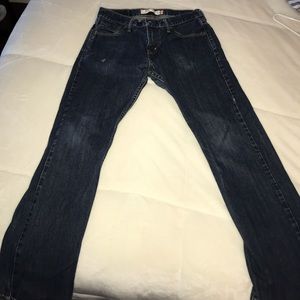 LEVIS dark wash boot cut jeans